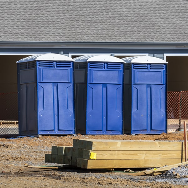 are there any restrictions on where i can place the portable restrooms during my rental period in Mc Gee Missouri